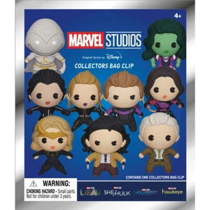 Marvel Studios 3D Foam Bag Clip Series Mystery Pack Sealed Disney+ Monogram New - Picture 1 of 3