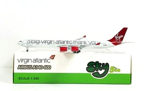 SKY500 Virgin Atlantic Airbus A340-600 1:500 "a big thank you" G-VNAP (0846VA) - Picture 1 of 2