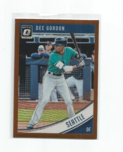 DEE GORDON (Seattle) 2018 PANINI DONRUSS OPTIC COPPER PRIZM CARD #102 - Picture 1 of 1
