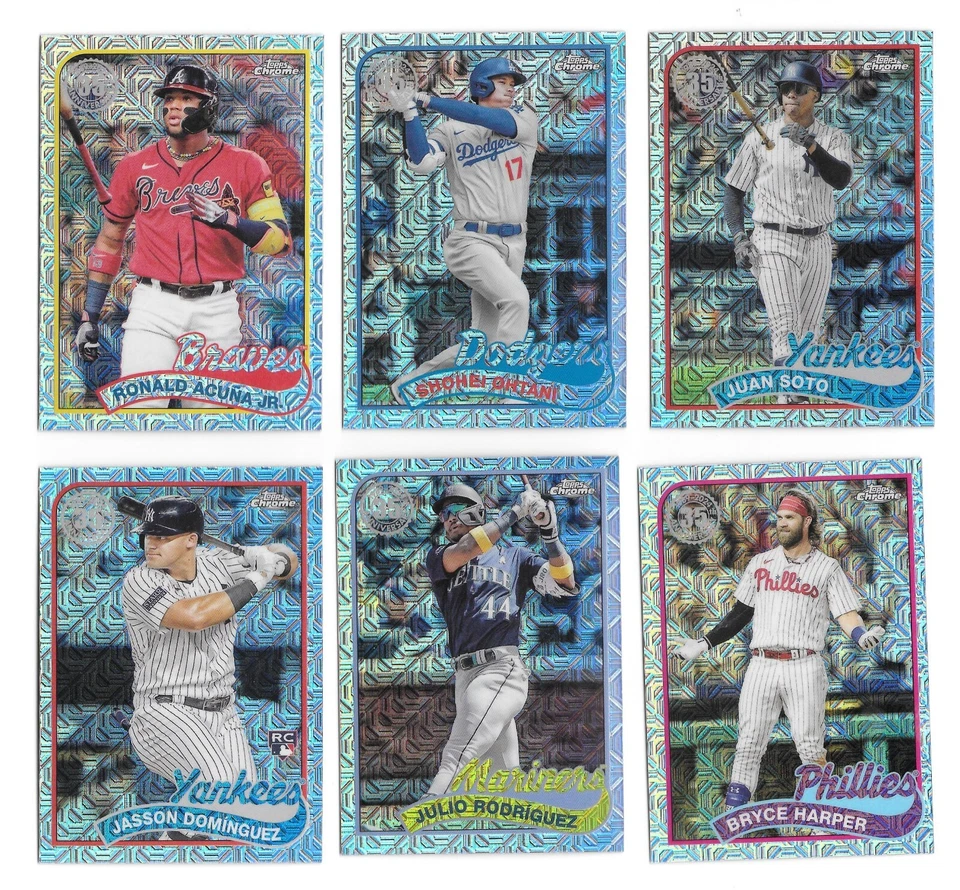 2024 Topps series 2  1989 Topps Baseball Chrome Silver Pack Mojo Singles U PICK - Image 1 of 1