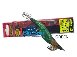 EGI KING SQUID CORAL TROUT SERIES WHITH HOOK C'ULTIVA UV ACTIVE 3.0 COL: GREEN - Imagen 1 de 1