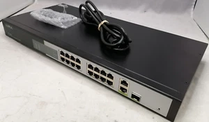 Luxul Switch XFS-1816P 18 Port/16 PoE+/ 2 Gig / Uplink Smart Switch - Picture 1 of 8