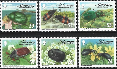 2013 Alderney Sg A481/A486 Alderney Beetles Unmounted Mint - Image 1 of 2
