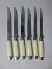 Set Of (6) Supreme Cutlery Knives Solinger Germany Stainless