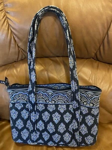 Cartera VERA BRADLEY CALYPSO Azul Algodón Retirado 2009 Bolso de Hombro CARTERA - Imagen 1 de 9