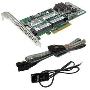HP SP 633538-001 Smart Array P420 6Gb/s SAS RAID Controller 1GB FBWC mit BBU - Afbeelding 1 van 4