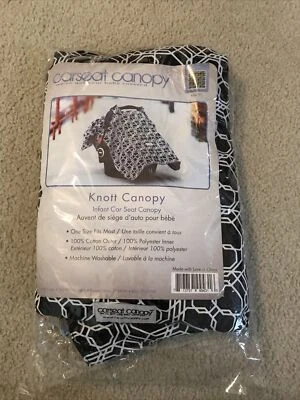Canopy asiento de coche infantil nudo toldo negro - NUEVO Foto 1 de 3