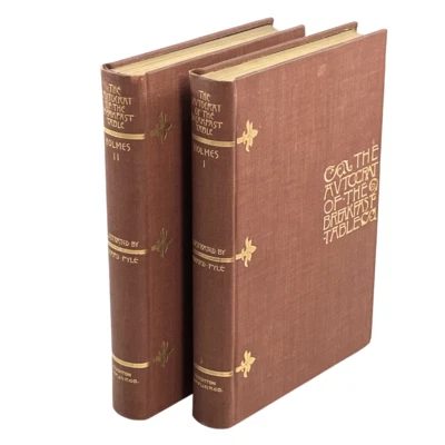 Autocrat of The Breakfast Table Oliver Wendell Holmes Howard Pyle 2 Vol Set 1893 - Image 1 of 4