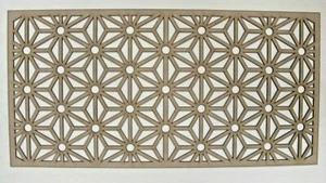 Heizkörperschrank Dekorative Abschirmung Heizkörpergitter MDF 3 mm und 6 mm Artikel V16 - Bild 1 von 3
