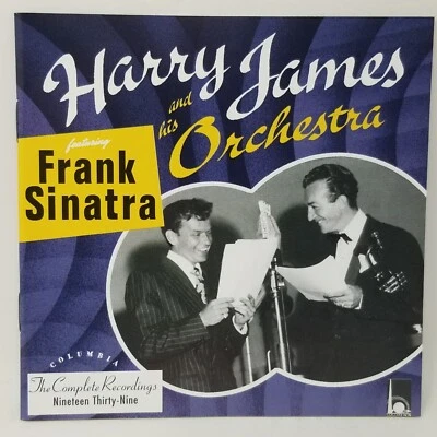 Harry James Frank Sinatra 1939 CD & Case Near Mint + Free Outer Sleeve Foto 1 de 2