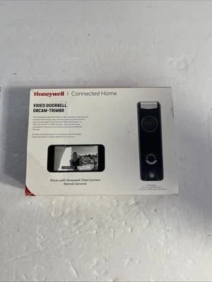 Campainha de vídeo Honeywell DBCAM-TRIMBR preta - Imagem 1 de 3