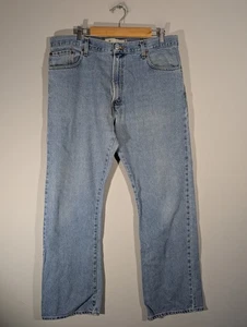 Levi's 517 Mens Blue Relaxed Boot Cut Jeans Sz 38 Vintage Western Streetwear - Picture 1 of 11