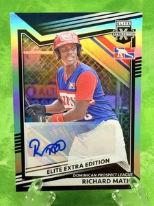 Richard Matic Auto - 2022 Elite Extra Edition #189 Dominican Prospect League - Picture 1 of 11