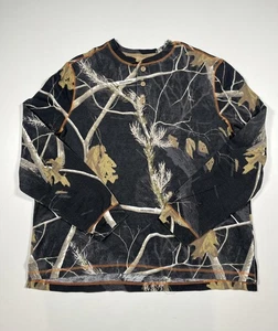 Realtree Hemd Herren 2XL Camouflage Henley Thermo Waffelstrick Langarm Jagd - Bild 1 von 5