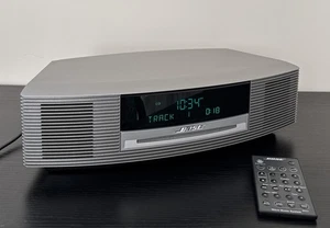 Bose Wave Music System CD Player - Titanium Silver With Remote Fully Tested - Picture 1 of 19
