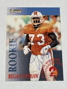 1996 Pro Line Memorabilia Football Rookie Auto - Regan Upshaw RC - Buccaneers - Picture 1 of 2