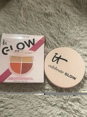 it Cosmetics CELEBRATE Glow Face & Eye Palette Blush & Highlighter (4 Shades) - Image 1 of 3