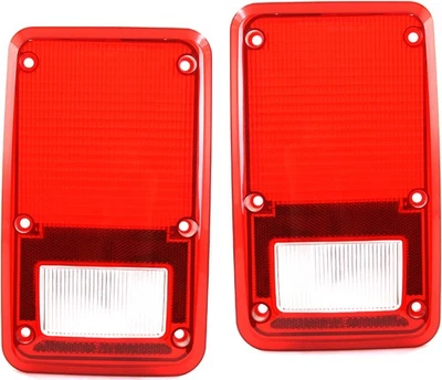 Juego de lentes de luz trasera luz trasera para camioneta Dodge 78-93 tamaño completo par Foto 1 de 4