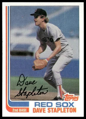1982 Topps #589 Dave Stapleton Boston Red Sox NM+ - Image 1 of 2