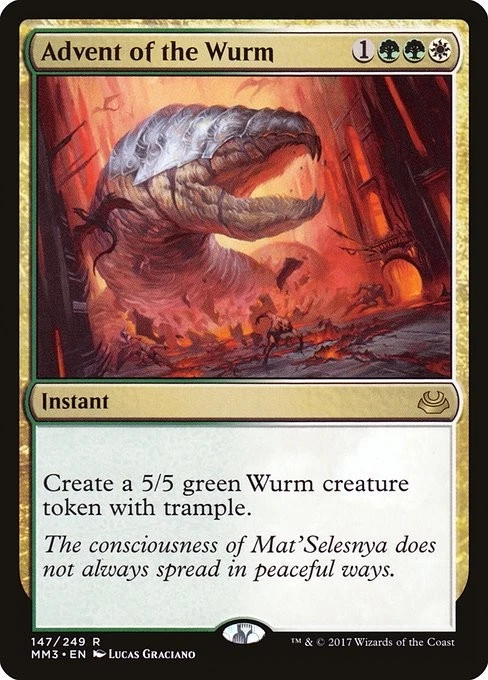 Advent of the Wurm Regular - Modern Masters 2017 MTG-LP - Image 1 of 1