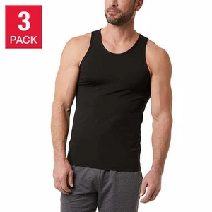 32 Degrees Cool Men's Comfort Mesh Tank, 3-Pack | Black | XLarge - Picture 1 of 7