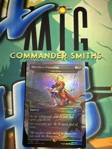 Déluge toxique ✨ Feuille sans bordure ✨ MTG NM Secret Lair Final Fantasy (1860) - Photo 1/2