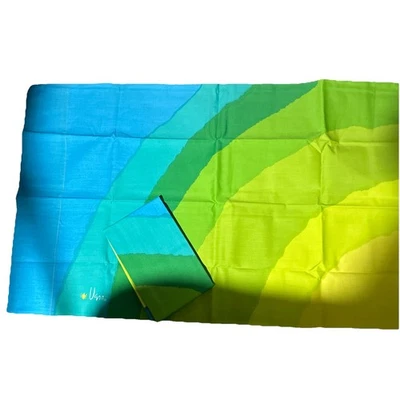 FOLHAS PADRÃO VINTAGE BURLINGTON VERA PPL ARCO-ÍRIS VERDE AZUL (2) 20X31 - Imagem 1 de 3