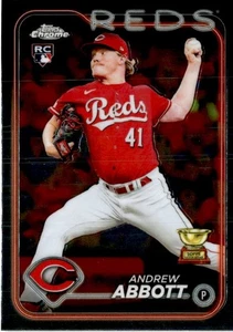 Tarjeta de béisbol Andrew Abbott Topps cromada 2024 - Imagen 1 de 1