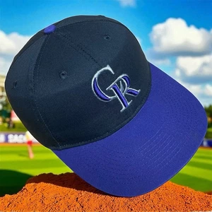 Colorado Rockies MLB SnapBack Hat - Two Tone Plain Logo Outdoor Cap - Picture 1 of 8