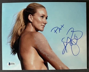 Kerri Walsh Jennings Signed Olympic USA Volleyball 8x10 Photo Beckett COA - Picture 1 of 2