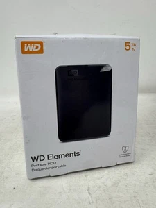 WD Elements External 5TB Hard Drive USB 3.0 PC PS4 XBox PS5 MAC - Photo 1/5