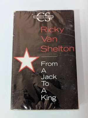 Brand New 1989 Ricky Van Shelton - From A Jack To A King Cassette Single Sealed - Image 1 of 4