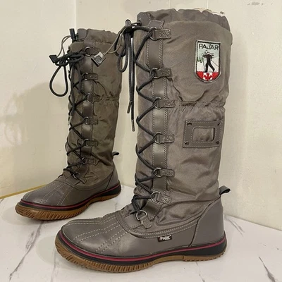 PAJAR Canada Grip Tall Snow Winter Boots Gray Women’s Size 10 - Image 1 of 4