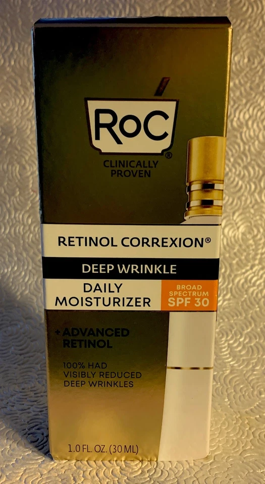 Crema hidratante diaria para arrugas profundas RoC Retinol Correxion FPS 30 2028 - Nueva Foto 1 de 4