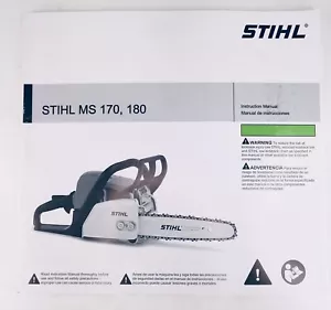 Stihl MS170 MS180 Instruction Owner's Manual