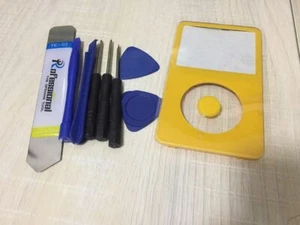 iPod 5th Video 30/60/80GB Front Cover Housing Panel + Clickwheel Button YELLOW - Picture 1 of 12