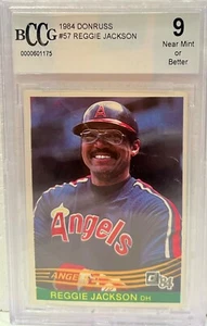 Lot of 2 1984 Donruss BCCG 9 (NM+) 57 Reggie Jackson & 68 Daryl Strawberry - Picture 1 of 4