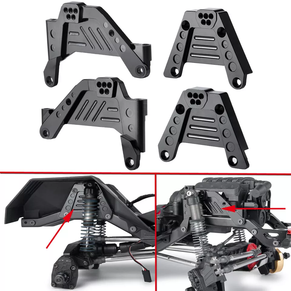 CNC Aluminium Front Rear Shock Tower Reifen für SCX10 III AXI03007 RC Crawler - Bild 1 von 4