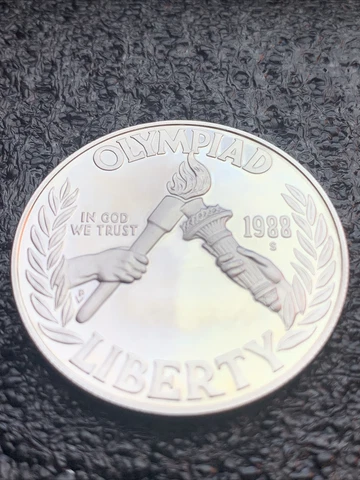 Seoul Olympiad Silver Dollar 1988 S⚜️🌀📦 Cover