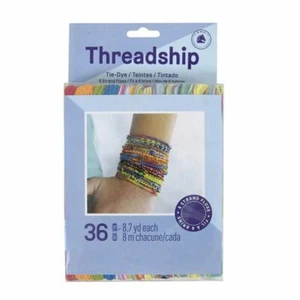 DMC Threadship TIE DYE Colours Multi Stranded Cotton Thread 8m each, 36 Skeins - Imagen 1 de 1