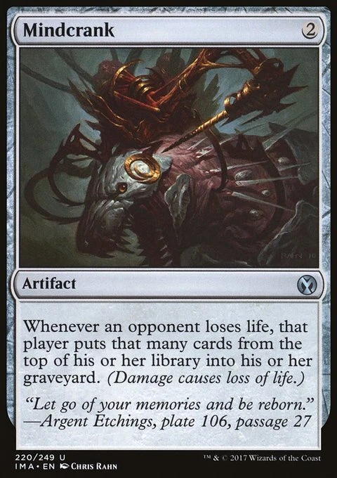 MTG Magic the Gathering Mindcrank (220/256) Iconic Masters LP - Image 1 of 1