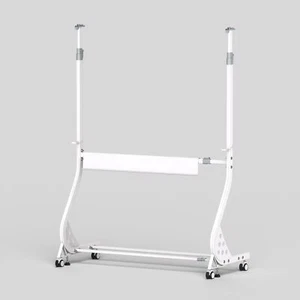 Universal Mobile Stand Height & Width Adjustable Stand On Wheels for Whiteboard - Picture 1 of 24