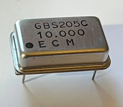 XTAL CRYSTAL OSCILLATOR 4 PIN 14 PIN DIL SIZE OLD STYLE 10.00 Mhz       fba39.41 - Image 1 of 2