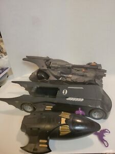 3 Batman Vehicles 2017 Mega Cannon Batmobile 1993 Batmobile and 1992 Skydrop...
