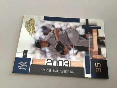 2003 Playoff Absolute Memorabilia Mike Mussina #90 HOF - Image 1 of 3