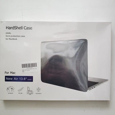 MacBook Air 13,6 дюйма M2 черный гладкий жесткий чехол 2022 A2681 - новый в коробке - Изображение 1 из 3