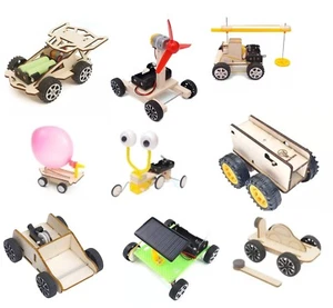 Teachers STEM Car & Vehicle Topic Science Kit DIY Assembly Education Wooden Toys - Picture 1 of 11