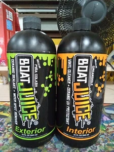 2 Pack Boatjuice Exterior Boat Cleaner Water Spot Remover, Interior Boat 236ep - Picture 1 of 3