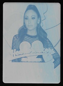 2021 Pop Century Metal Heartbreakers #HS1 Holly Sonders Cyan Printing Plate #1/1