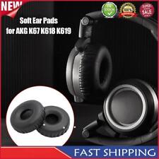 1 Pair Ear Pads Replacement for AKG K67 K618 K619 Tiesto DJ Headset(Black)